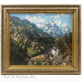 1989 Jorge W Ewerbeck Painting - Colorado