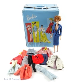 Barbie Case with Dolls and Accessories (1961)