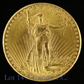 1927 USA St. Gaudens $20 Gold Double Eagle