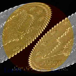 1888-S USA Liberty Head $20 Gold Double Eagle: 1888-s United States liberty head $20 double eagle gold coin (San Francisco Mint). Metal is 90%-gold. Weight: 33.27 grams (AGW 0.9675 ozt.) Diameter 34.4 mm. Thickness: 2.3 mm. Designer is James B. Lo