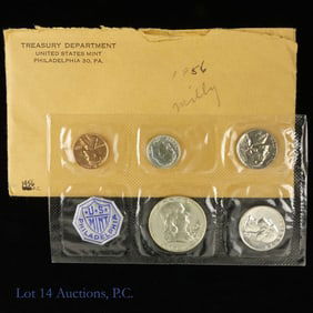 1956 USA Silver Proof 5-Coin Set (OGP)