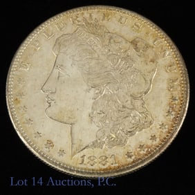 1881-S USA Silver Morgan Dollar (BU+ P/L)