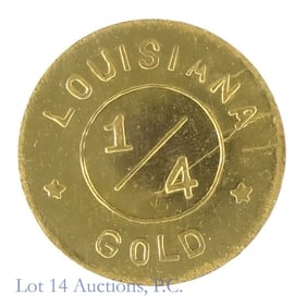 1904 USA Gold 1/4 Louisiana Purchase Expo Token