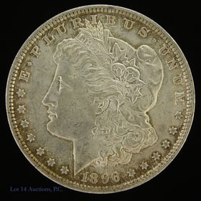 1896 (P) USA Silver Morgan Dollar (MS64)