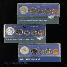 1967 (S) USA Silver Special Mint Sets (3)