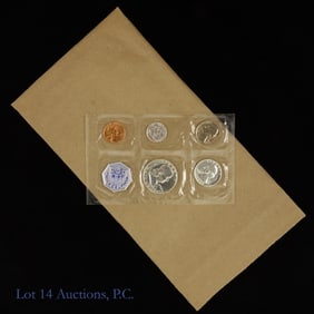 1958 (P) USA 5-Coin Silver Proof Set in OGP