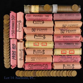 1930 - 1939 USA Lincoln Wheat 1c (Approx. 1,100)