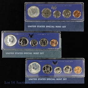 1966 (S) USA Silver Special Mint Sets (3)
