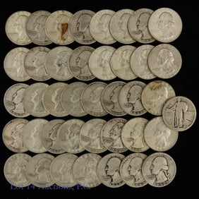 1964 & Earlier 90% Silver Quarters (40)