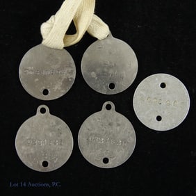 WWI Dog Tags (2 pr, 1 Single)
