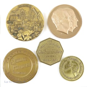 Bronze Medallions - Lincoln Nixon More (5)