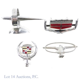 Car Hood Ornaments - Lincoln, Mercury, Cadillac, Buick (4)
