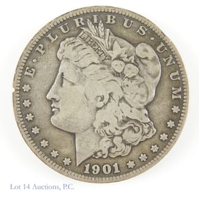1901-S USA Silver Morgan Dollar - Tough Date