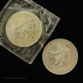 1968 Mexico Silver Olympic 25 Pesos (CH BU) -2