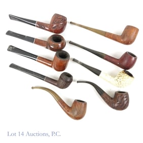 Assorted Imported Briar Pipes (9)