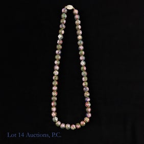 Chinese Cloisonne Necklace