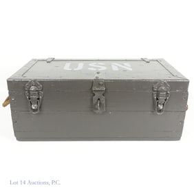 U.S Navy Storage Box Locker & Padlock