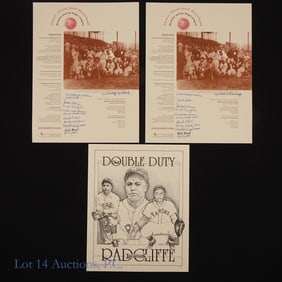 Negro League Baseball Posters (3, some signed)