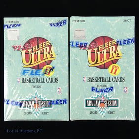1992-93 Fleer Ultra Basketball Cards Sealed Boxes