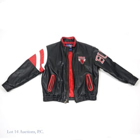 Starter Leather Chicago Bulls Jacket (XL)