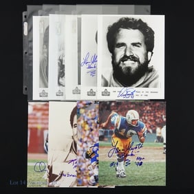 San Diego / Los Angeles Chargers Signed Photos (9)