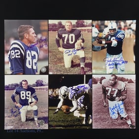 Baltimore Indianapolis Colts Signed Photos (6)