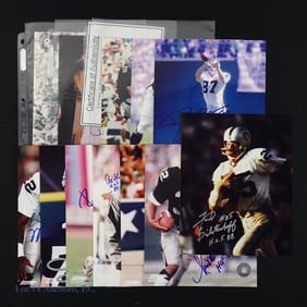 Oak LA Las Vegas Raiders Signed Photos (12)