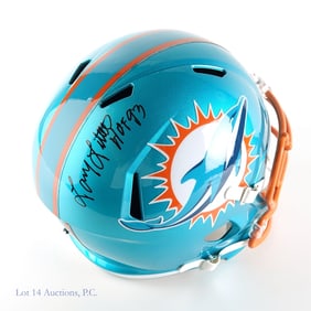 Larry Little Signed Miami Dolphins Full Size Helmet (Schwartz)