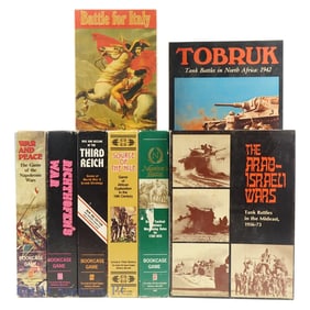 Avalon Hill Bookcase Arab-Israeli Wars & More (8)