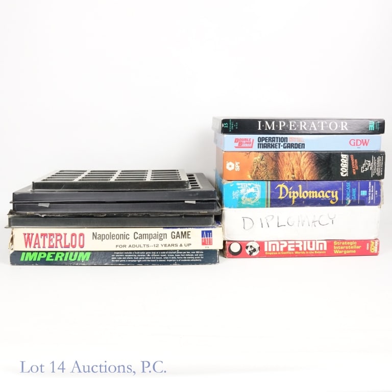 Mixed War Games Lot, Imperium etc (8): Mixed War Games Lot, Imperium etc (8). Collection of war games from the furthest reaches of space to the world outside your window. Imperium - Empires in Conflict: Worlds in the Balance (2 versions).