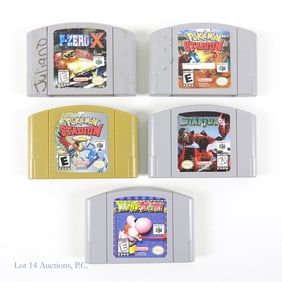 Nintendo 64 Video Games, Pokemon (5) (1995)