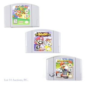 N64 Video Games Super Mario, Mario Kart, More (3)