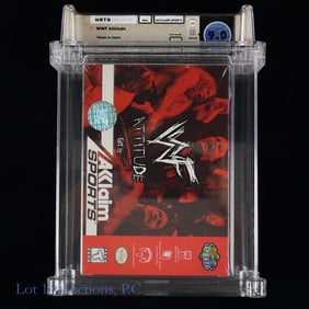 WWF Attitude SEALED Nintendo 64 Graded Game (WATA 9.0)