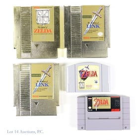 Nintendo The Legend of Zelda (Gold NES, More)
