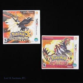 Sealed Nintendo 3DS Pokemon Video Games (2)