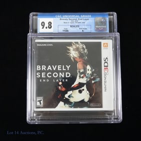 Bravely Second: End Layer 3DS SEALED Game, Graded (CGC 9.8)