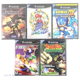 Nintendo Game Cube Video Games (5) (2001-2005)