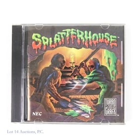 Turbografx 16 Splatterhouse Video Game