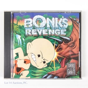 Turbografx 16 Bonk's Revenge Video Game