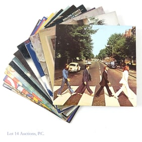 Vinyl Records, Beatles, Stones, L. Zep. (13)
