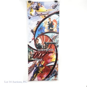 James Bond 007 Pinball Vinyl Banner