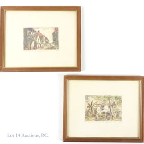 Edith Walker Oliver St Augustine Florida Paintings (2)