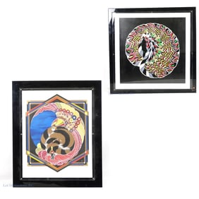 Ibos "Miroire" and "Les Plumes" Prints