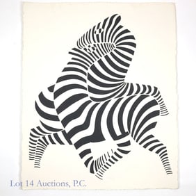 Victor Vasarely's Tsikos Zebra Art