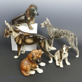 Ebeling & Reuss Keramos Porcelain Dogs (5)