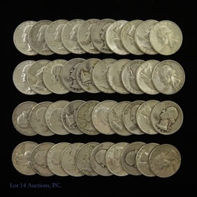 Washington 90% Silver Quarters (40)