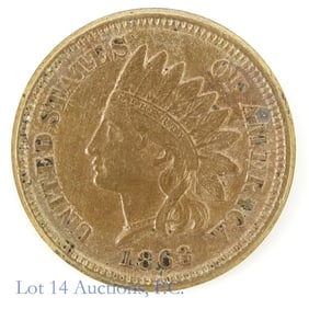 1863 USA Indian Head Cent Var. 2 (UNC+)