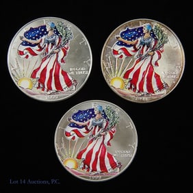 American 99.9% Silver Eagles $1 Bullion Coins -3