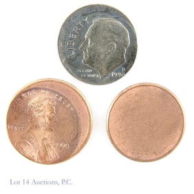 1988 - 2000 USA Various Error Coins (3)