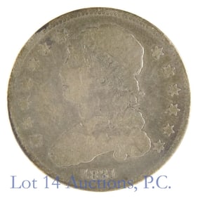 1831 USA Silver Capped Bust Quarter (VF)